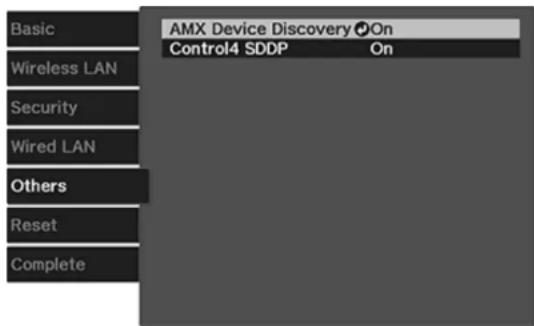 EPSON Home Cinema 4010 - SelectingExternalNetworkDetectionSettings - 1