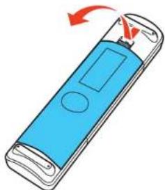 EPSON Home Cinema 4010 - ReplacingtheRemoteControlBatteries - 1