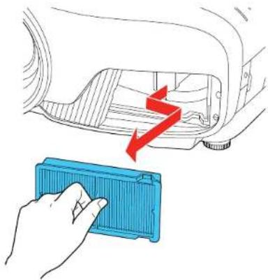 EPSON Home Cinema 4010 - CleaningtheAirFilter - 2