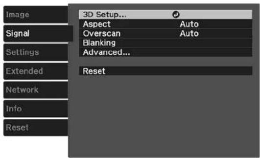 EPSON Home Cinema 4010 - InputSignalSettings-SignalMenu - 1