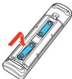 EPSON Home Cinema 4010 - ReplacingtheRemoteControlBatteries - 2
