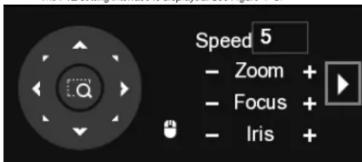 Speed 5 - Zoom + - Focus + - Iris +