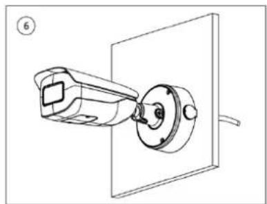 Dahua Technology Ultra IPC-HFW7442H-Z - Cable going through the mounting surface - 6