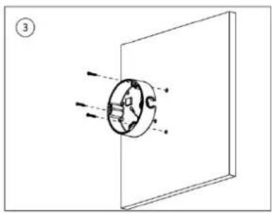 Dahua Technology Ultra IPC-HFW7442H-Z - Cable going through the mounting surface - 9