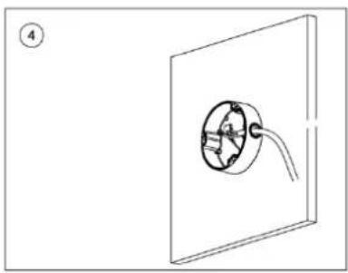 Dahua Technology Ultra IPC-HFW7442H-Z - Cable going through the mounting surface - 10