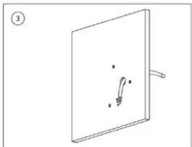 Dahua Technology Ultra IPC-HFW7442H-Z - Cable going through the mounting surface - 3