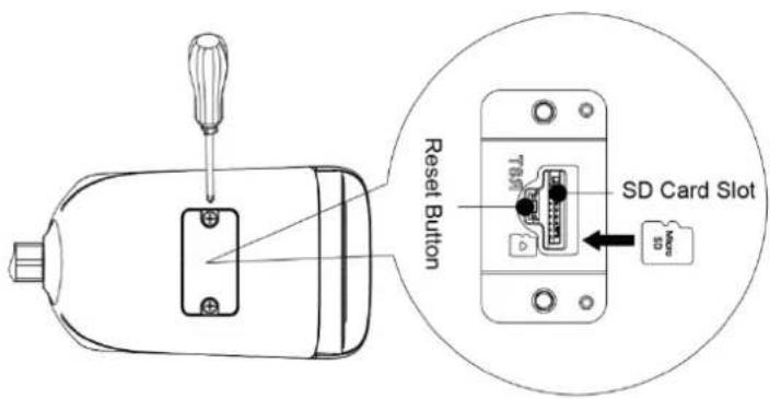 Dahua Technology Lite IPC-HFW3441E-AS - Installing SD Card (Optional) - 2