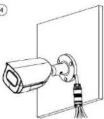 Dahua Technology Lite IPC-HFW3441E-AS - Cable going through the side cable tray - 4