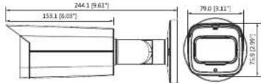 Dahua Technology Pro HAC-HFW2802T-Z-A - Dimension - 2