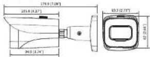 Dahua Technology Pro HAC-HFW2802T-Z-A - Dimension - 1