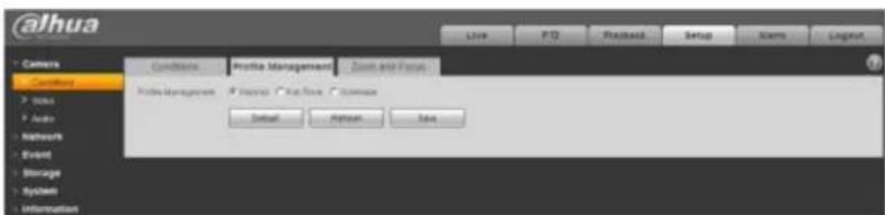 Dahua Technology Lite IPC-HFW2831T-ZS - Profile Management - 1
