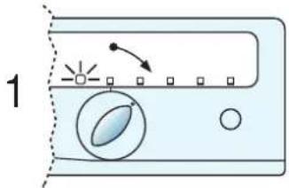 WHIRLPOOL ADP 915/2 WH - Tür Schließen und Wasserhahn aufdrehen. - 1