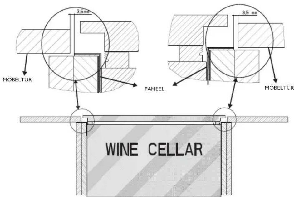 MÖBELTÜR 3,5 mm PANEEL 3,5 mm MÖBELTÜR WINE CELLAR