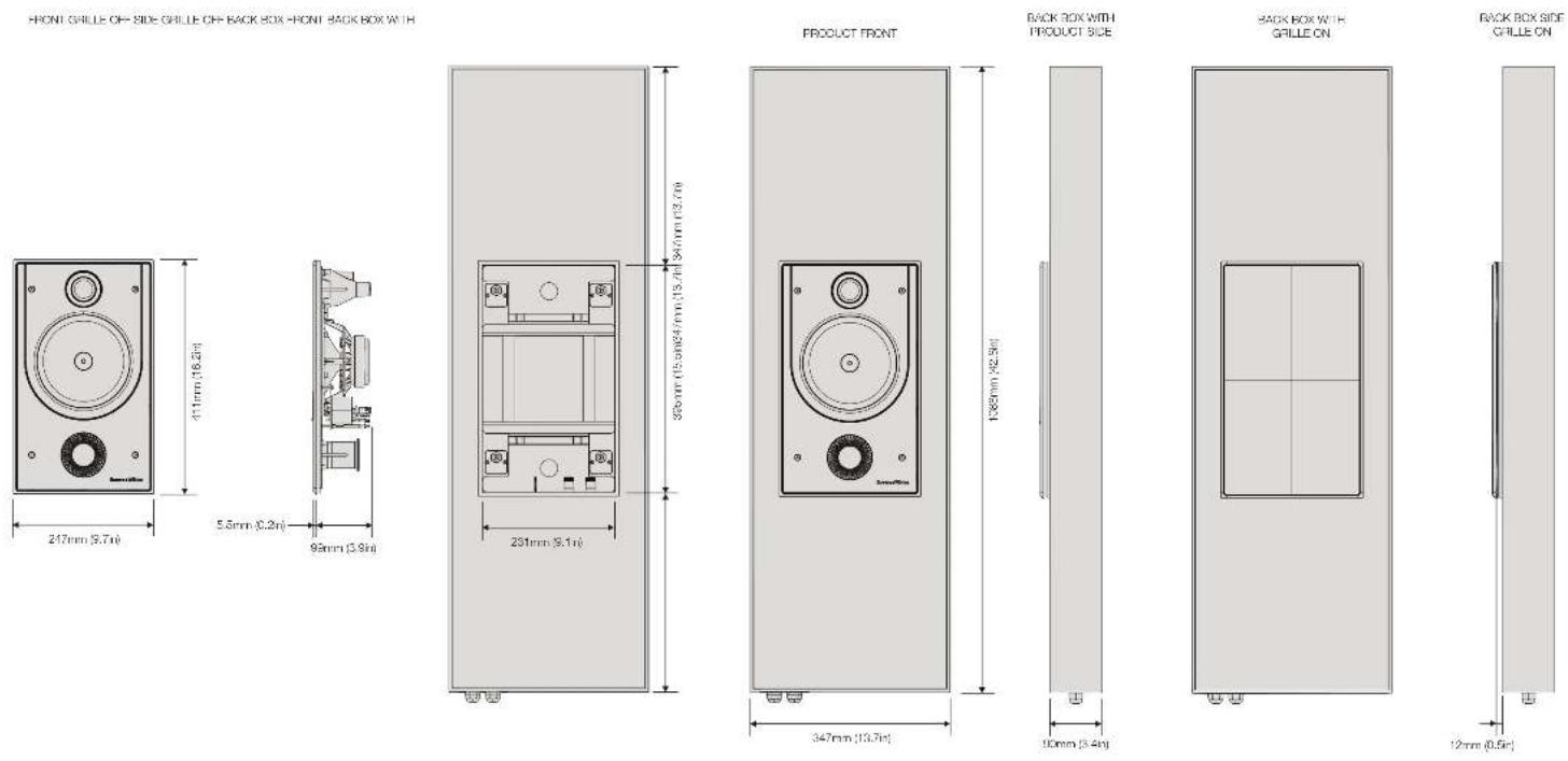 BOWERS & WILKINS CWM7.3 S2 - 1