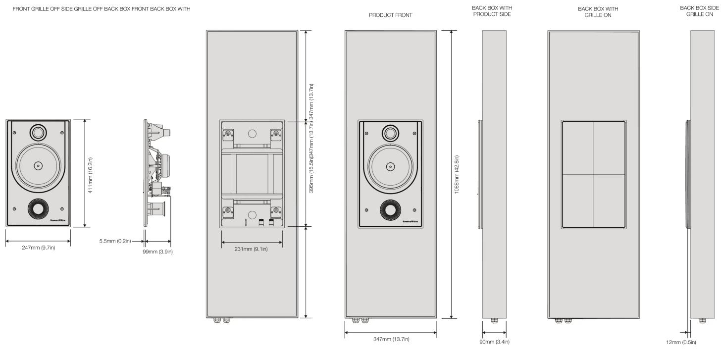 BOWERS & WILKINS CWM7.3 S2 - Bowers & Wilkins - 1