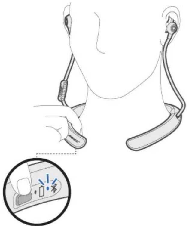 BOSE Hearphones - Pairing your mobile device using the Bluetooth menu - 1