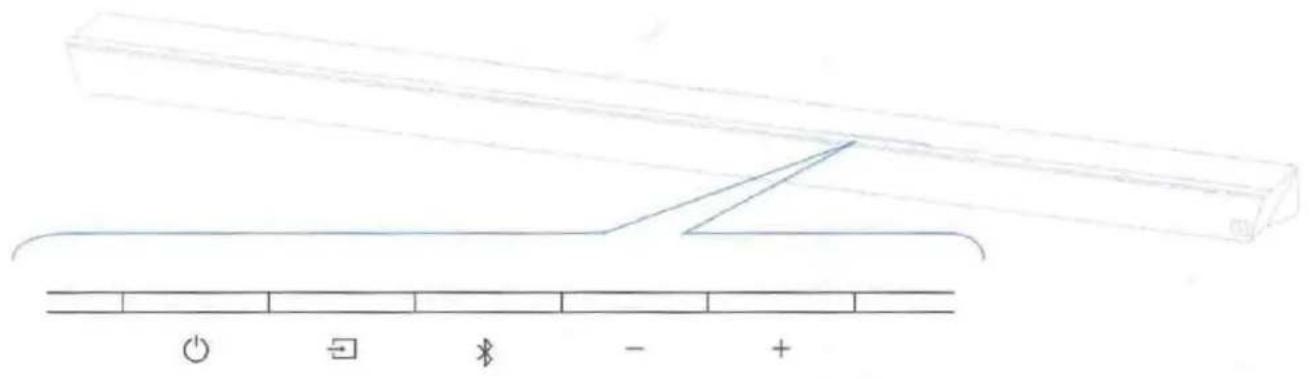 Technical diagram showing a mechanical or electrical component with labeled terminals and polarity indicators below.