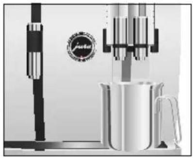 JURA GIGA W3 Professional - Rinsing the milk system - 1