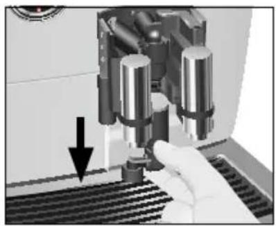 JURA GIGA W3 Professional - Dismantling and rinsing the dual spout - 3