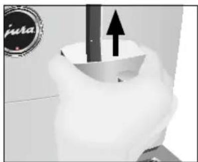 JURA GIGA W3 Professional - Dismantling and rinsing the dual spout - 2