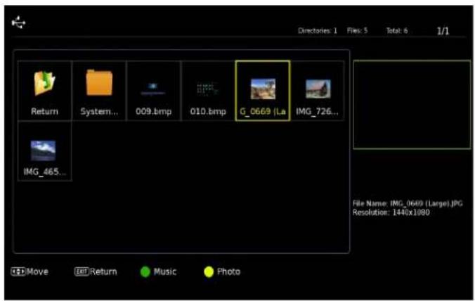 SunBriteTV SB-S2-55-4K-BL - Accessing the USB input - 1