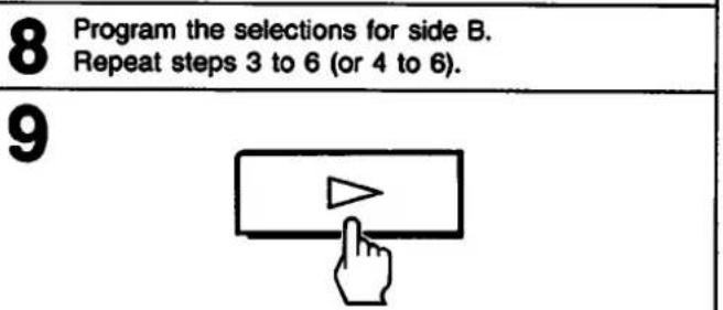 SONY CDP-C37 - Playing in a Desired Order - Program Play - 10