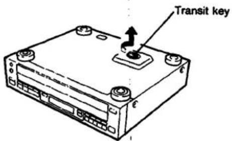 SONY CDP-C37 - Note on the Transit Key - 1