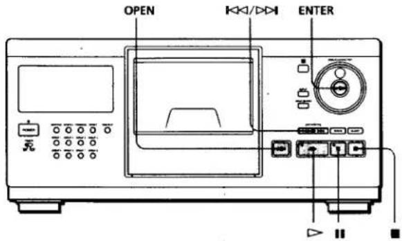 SONY CDP-CX255 - Pour interrompre la lecture - 1