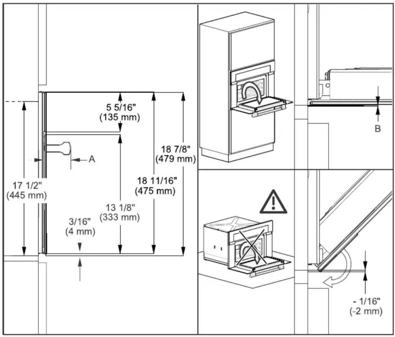 MIELE H 6870 BM - Combination installation with an oven into a tall cabinet - 2