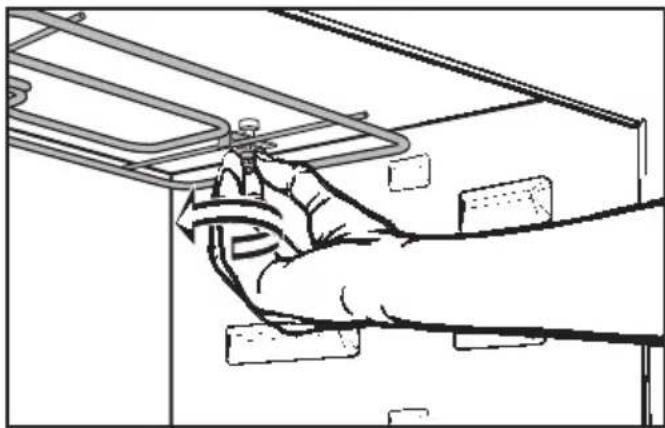MIELE H 6870 BM - Lowering the Browning / Broiling element - 2