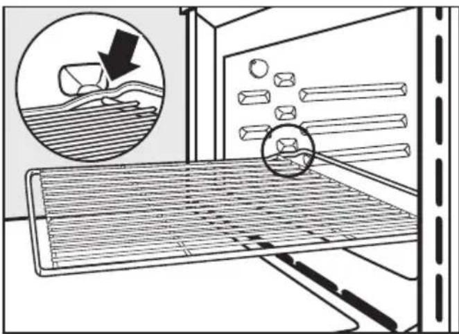 MIELE H 6870 BM - Wire rack with non-tip safety notches - 2