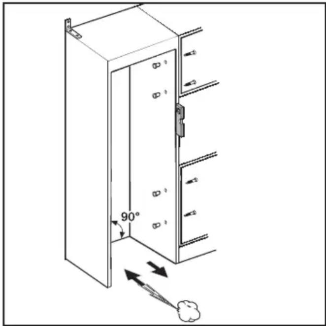 MIELE MasterCool KWT 2601 SF - Aligning the installation niche - 1
