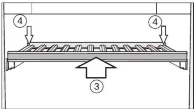 MIELE MasterCool KWT 2601 SF - Moving the wooden shelves - 2