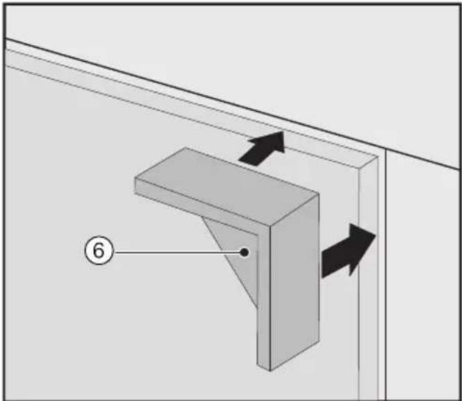 MIELE MasterCool KWT 2601 SF - Aligning the appliance door - 1