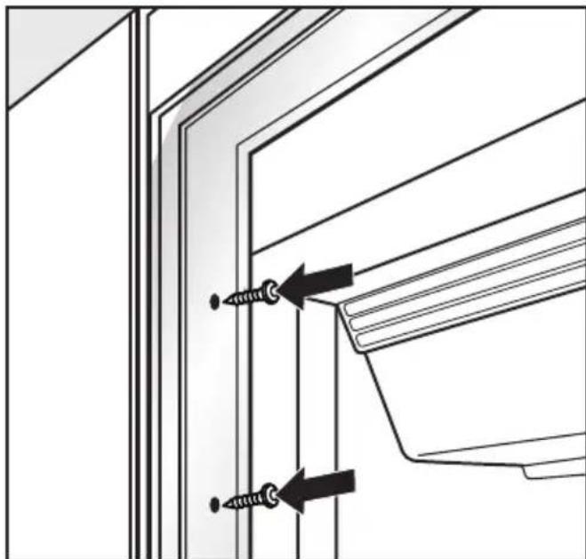 MIELE MasterCool KWT 2601 SF - Securing the wine conditioning unit in the niche - 2