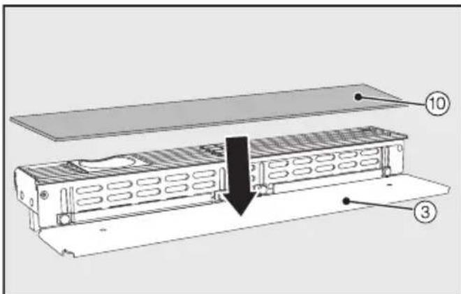 MIELE MasterCool KWT 2601 SF - Securing the base cover plate and the baseboard - 2