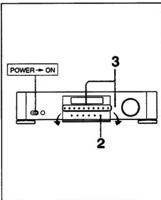 SONY ST-S7 - Mémorisation des féquences des stations pour le rappel rapide - 1
