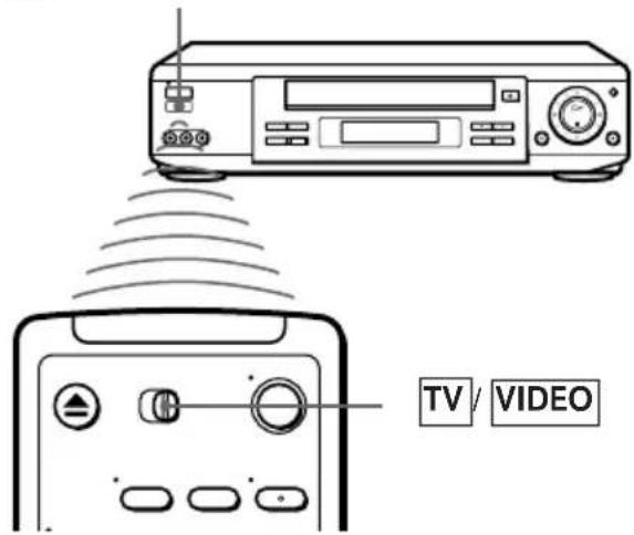 SONY SLV-777HF - Using the remote commander - 1