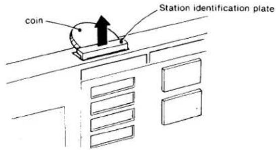 SONY STR-VX250 - STATION LABEL INSERTION - 1
