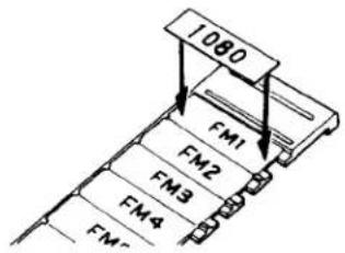 SONY STR-VX250 - STATION LABEL INSERTION - 2