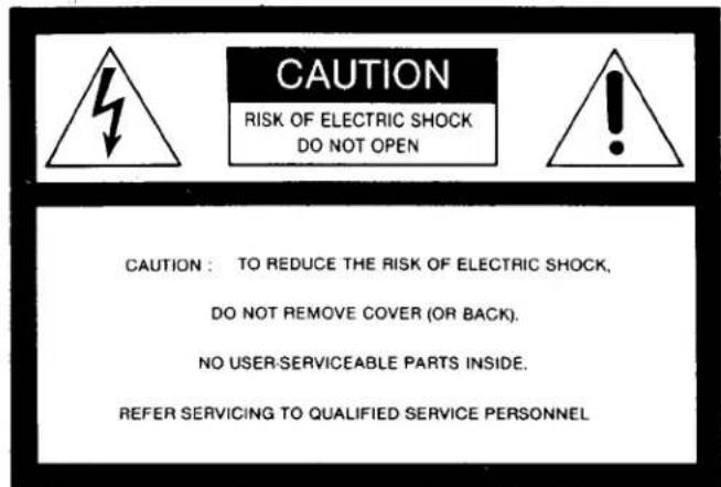 SONY STR-VX250 - WARNING - 1