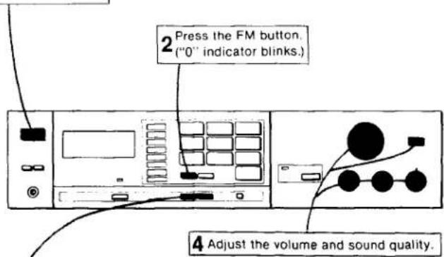 SONY STR-VX250 - AUTOMATIC TUNING (for FM reception) - 1