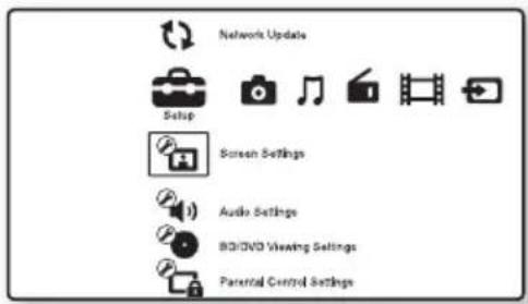 SONY BDV-E770W - Press / to select [Setup]. - 1