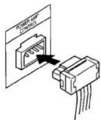 SONY TA-N721 - ④ Power amplifier control cord (not supplied) - 1