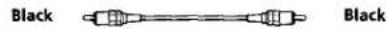 SONY STR-DE835 - Required cords - 2