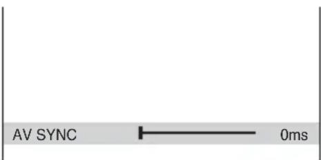 AV SYNC 0ms