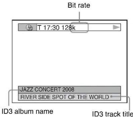 Bit rate T 17:30 128k JAZZ CONCERT 2008 RIVER SIDE SPOT OF THE WORLD ID3 album name ID3 track title