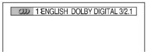 00 1 ENGLISH DOLBY DIGITAL 3/2.1