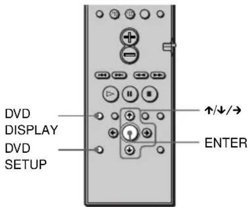 SONY DAV-C990 - How to use the Setup Display - 1