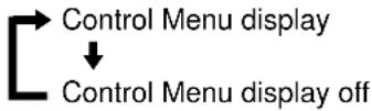 SONY DAV-C990 - Control Menu - 9